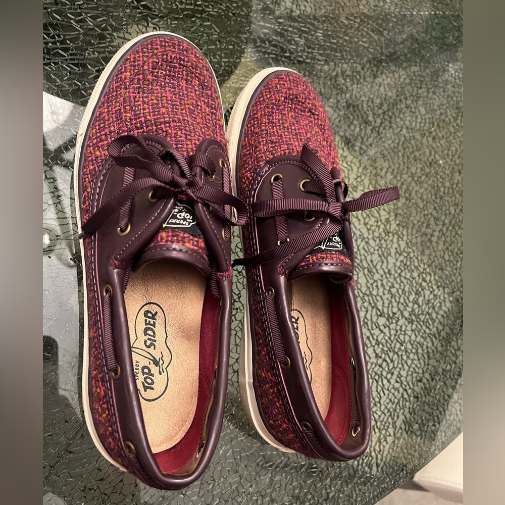 Burgundy Sperry